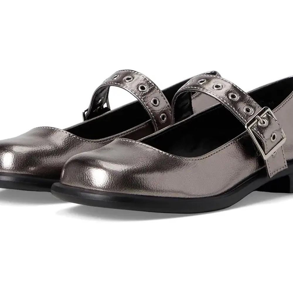 NBW Girls Steve Madden Silver Dress Shoes Elegant Formal Footwear